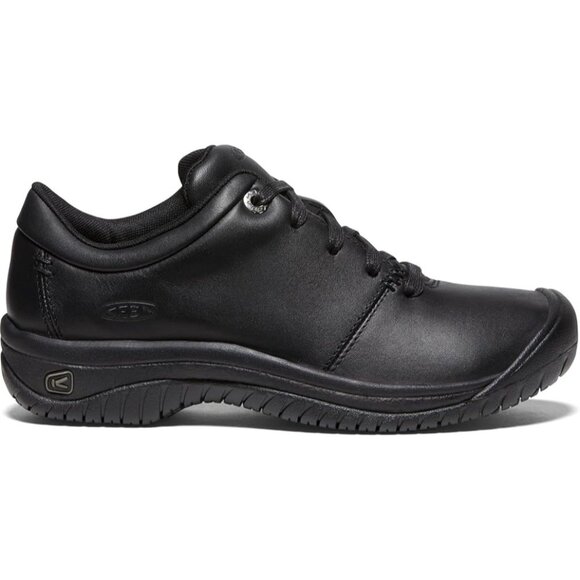KEEN Utility Women's PTC Oxford  Non Slip Chef Kitchen black leather sho - Picture 2 of 5